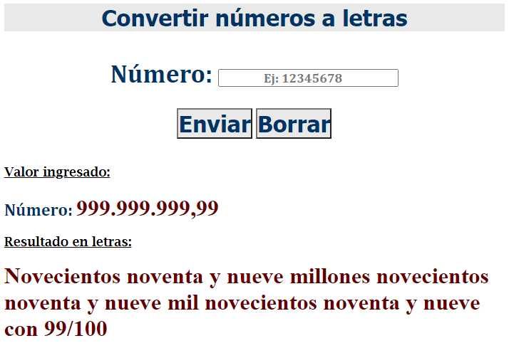 convertir números a letras