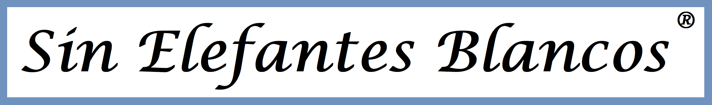 logo de sin elefantes blancos